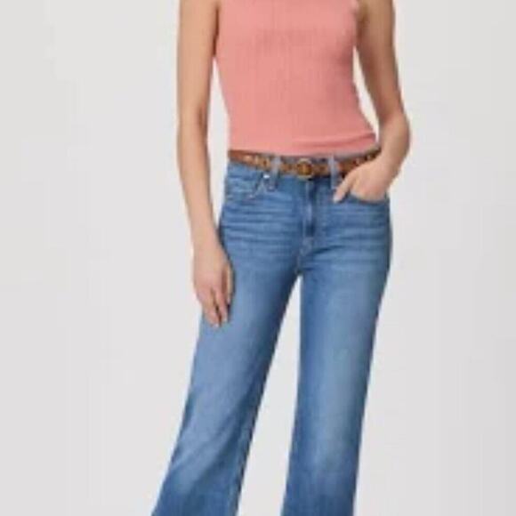 PAIGE NEW GENEVIEVE MODERN HIGH RISE FLARE SIZE 32 - Picture 1 of 10